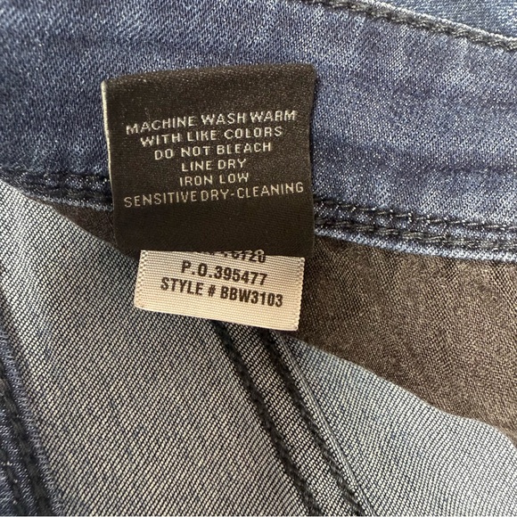 Women’s Buckle Black Dark Wash Fit No. 76 Skinny Jeans Size 28x32 - Picture 5 of 9